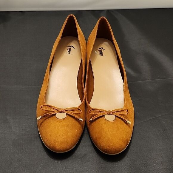 FIONI Round Toe SLIP ON BOWS COMFORT WORKING SHOES R3 - Picture 3 of 16